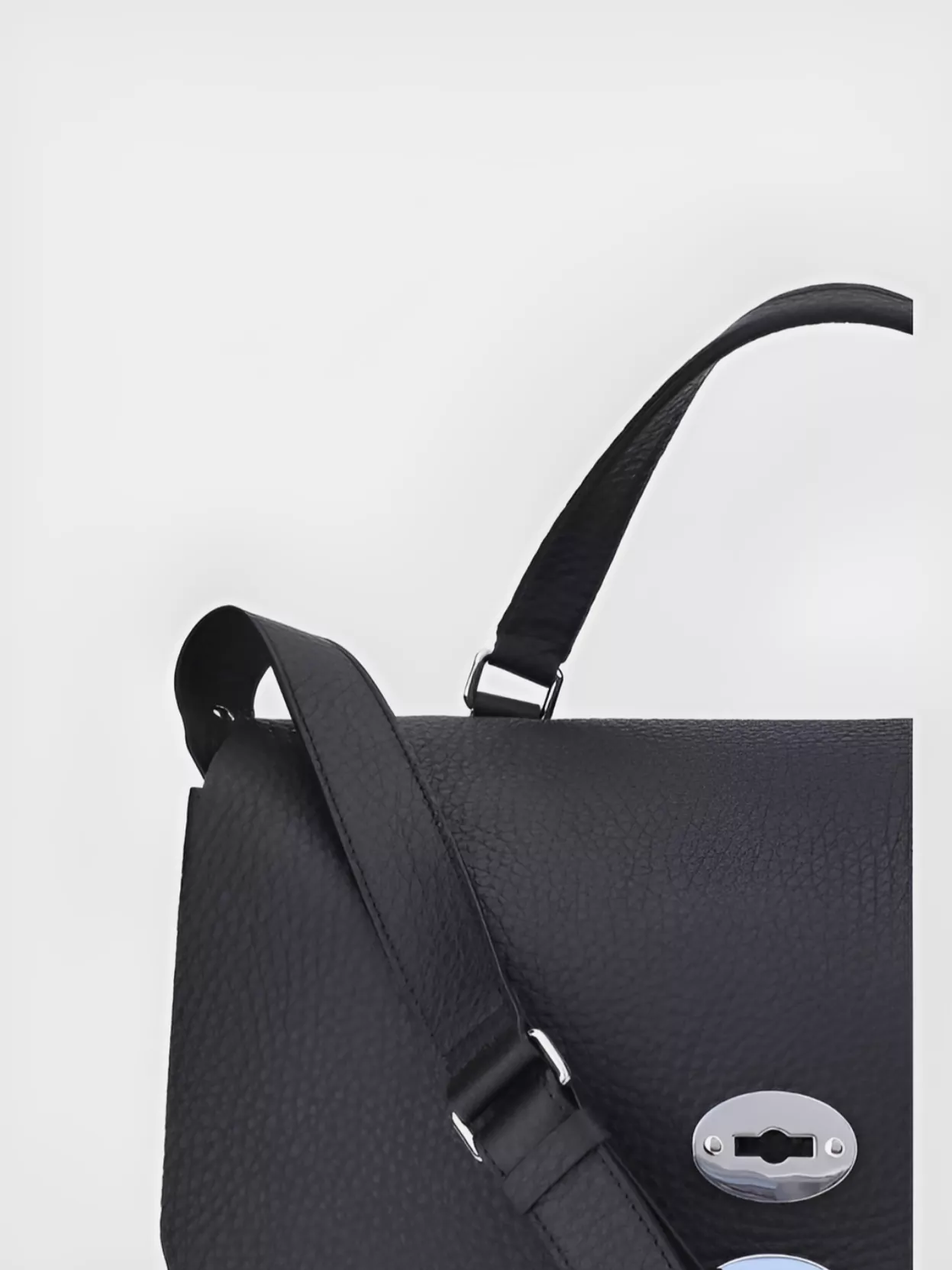 Zanellato Leather Shoulder Bag Medium Studs