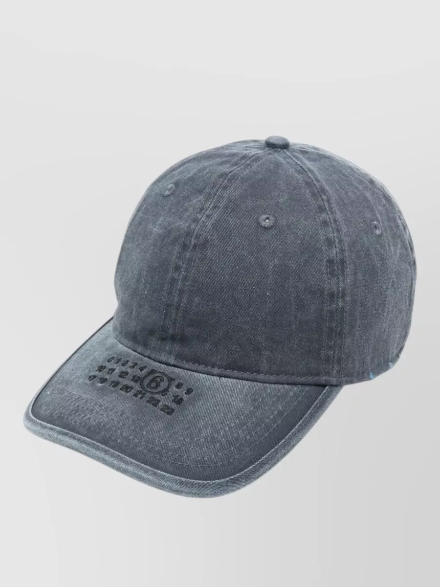 Mm6 Maison Margiela cotton embroidered baseball cap