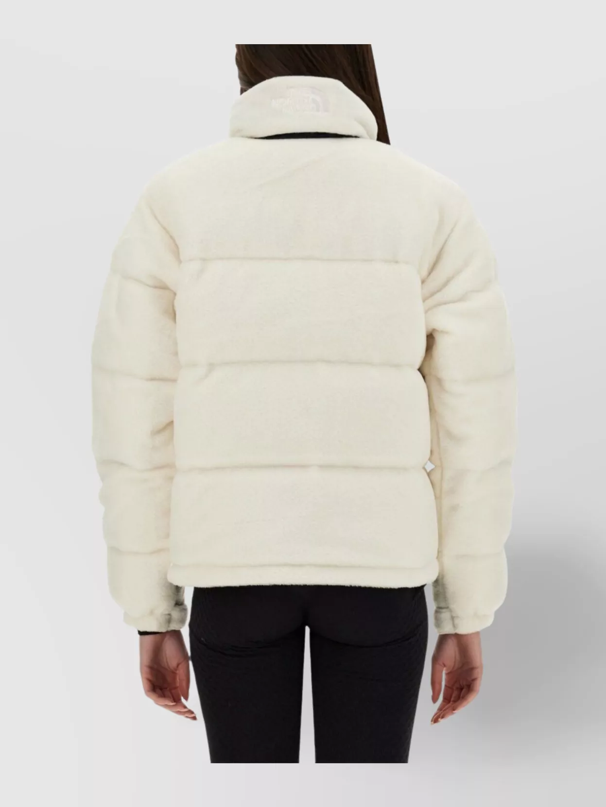 The North Face Quilted High Collar Jacket With Adjustable Cuffs