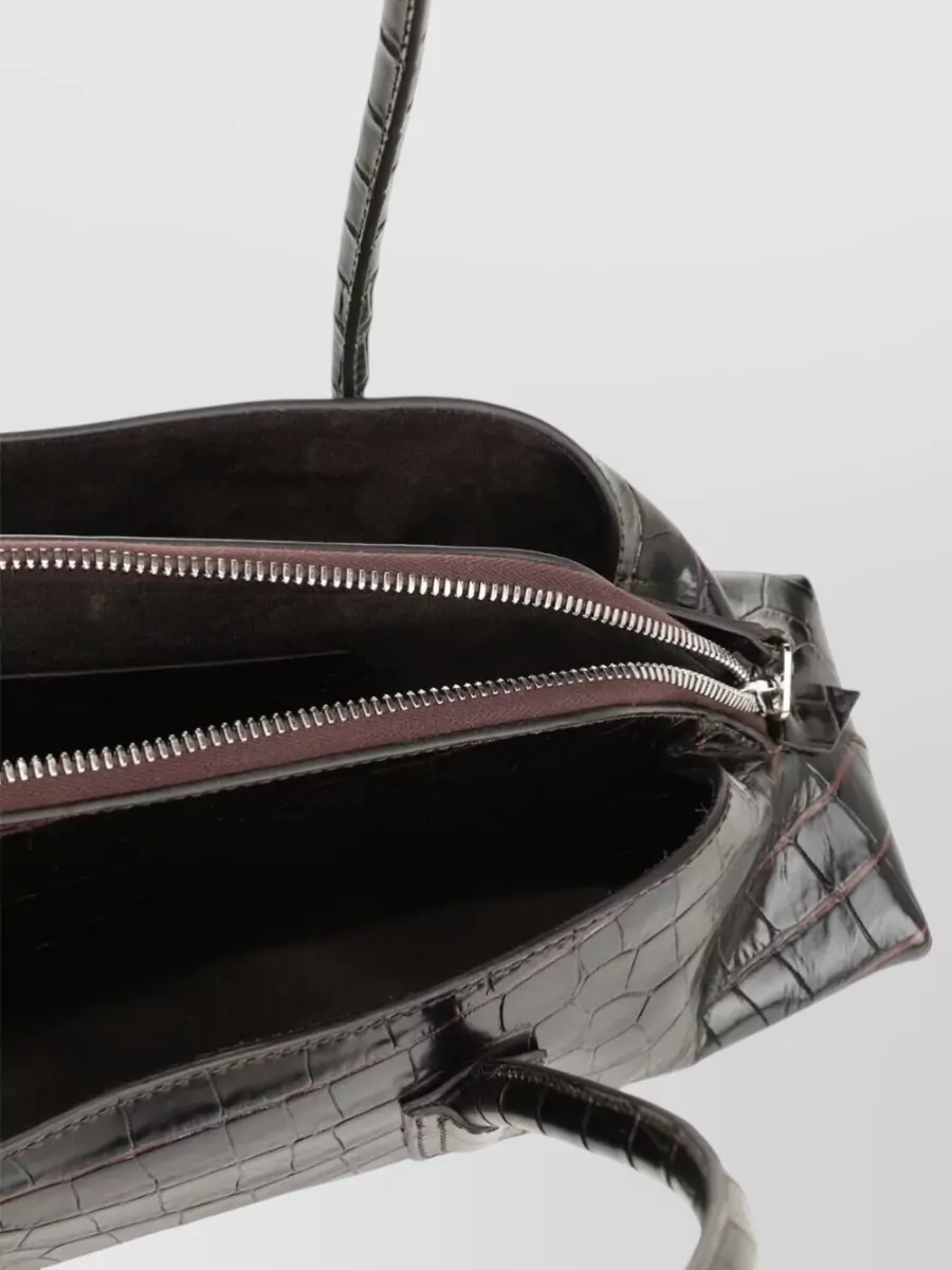 The Attico Small Leather Shoulder Bag