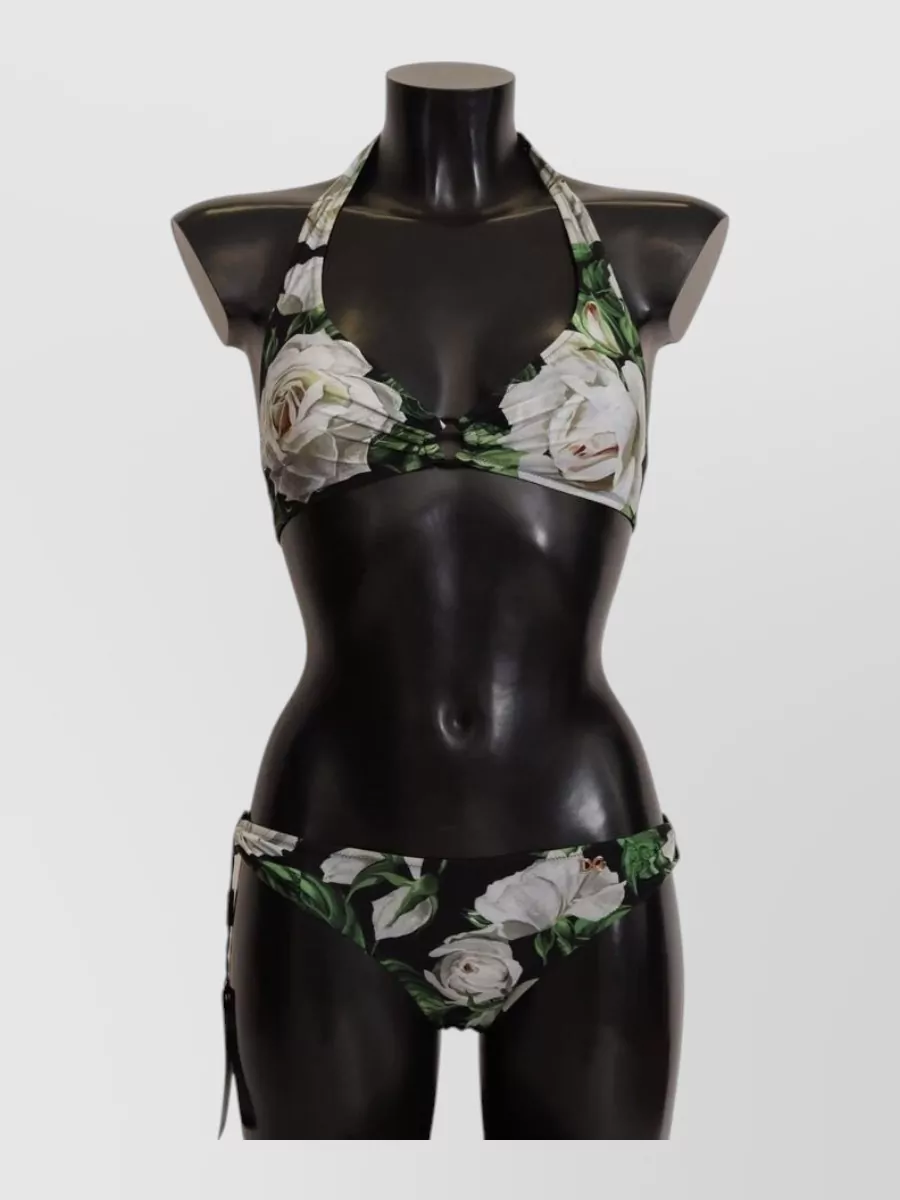 Dolce&Gabbana Floral-print bikini top