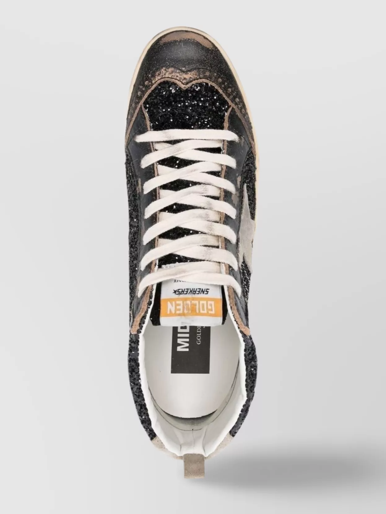 Golden Goose Mid Star Lace-Up Sneakers