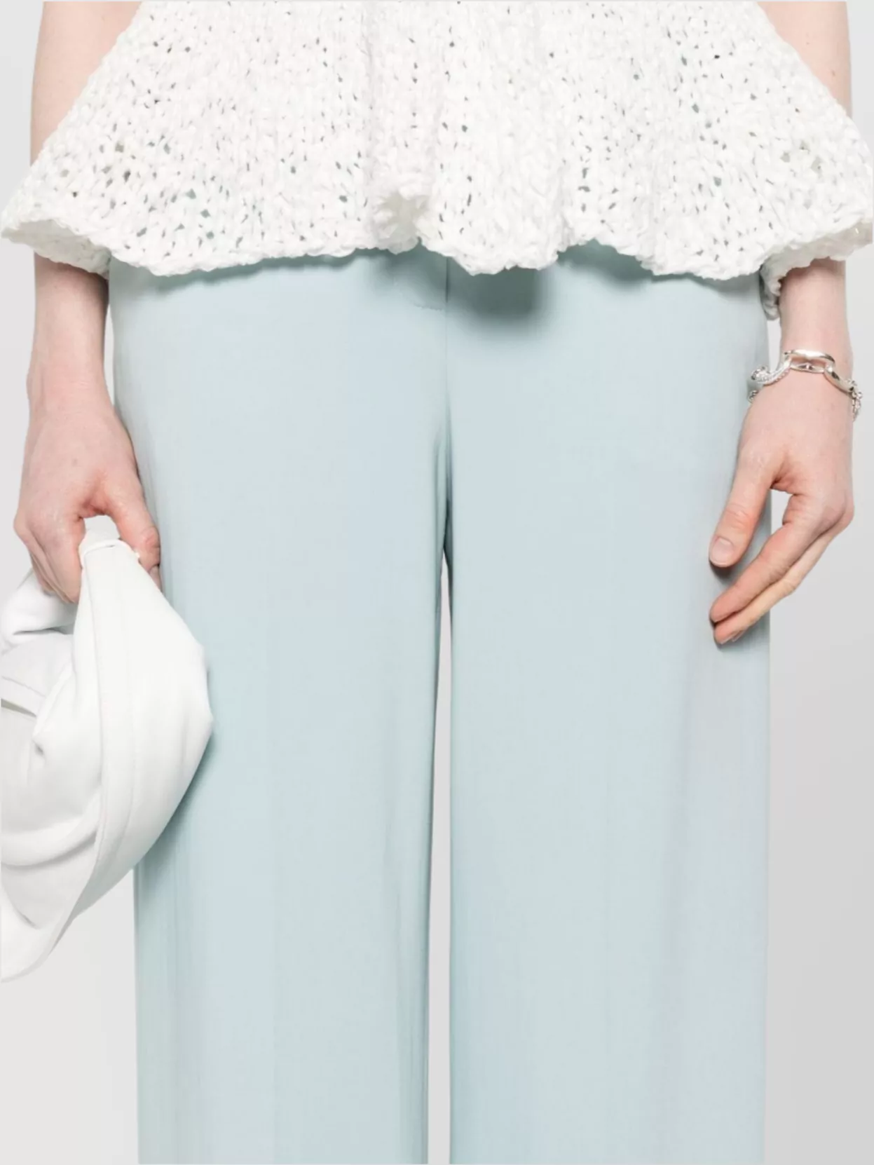 Pinko Trousers Wide-Leg Multiple Pockets
