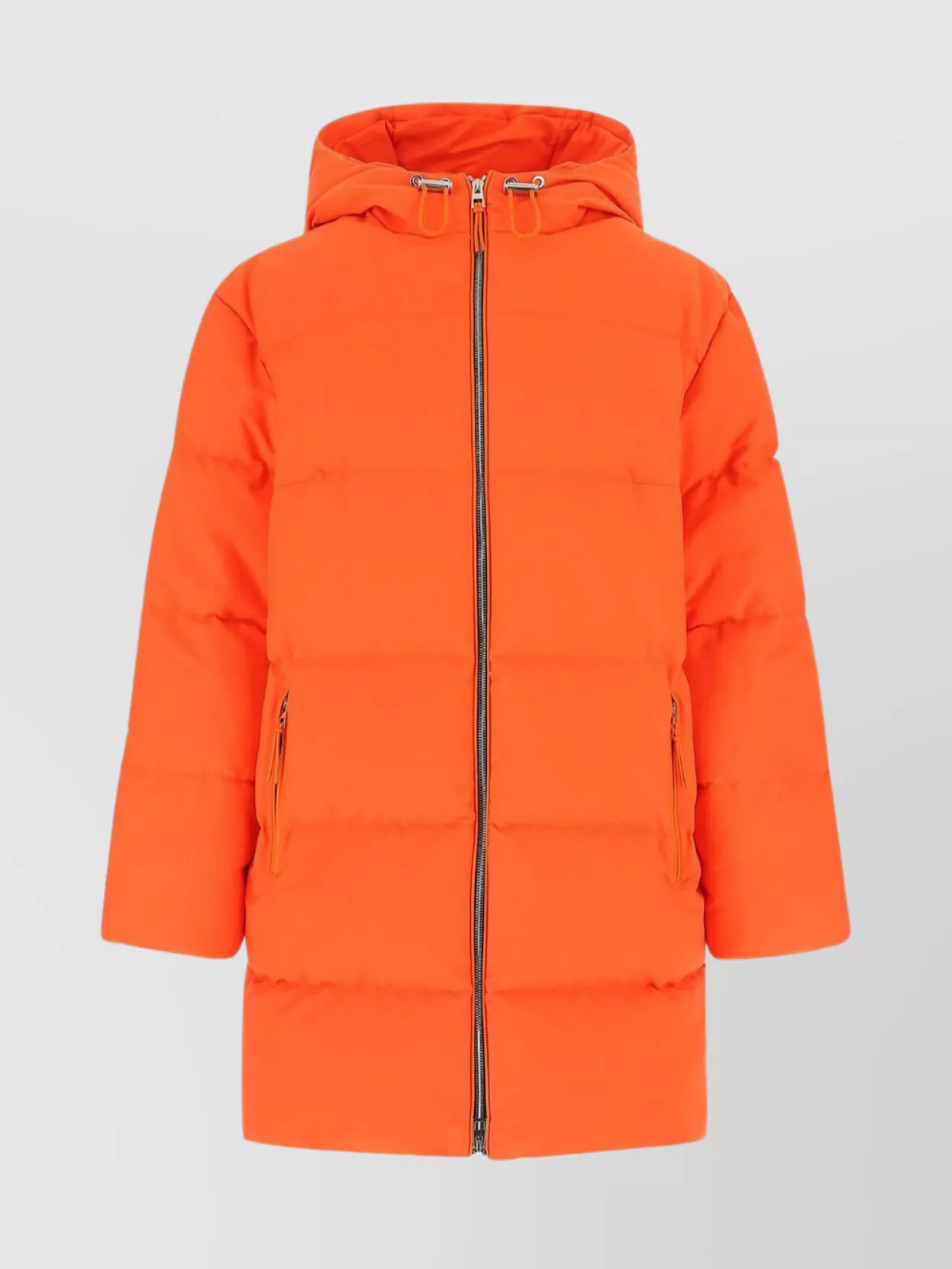 Shop Loewe Cotton Jacket With Hood And Pockets