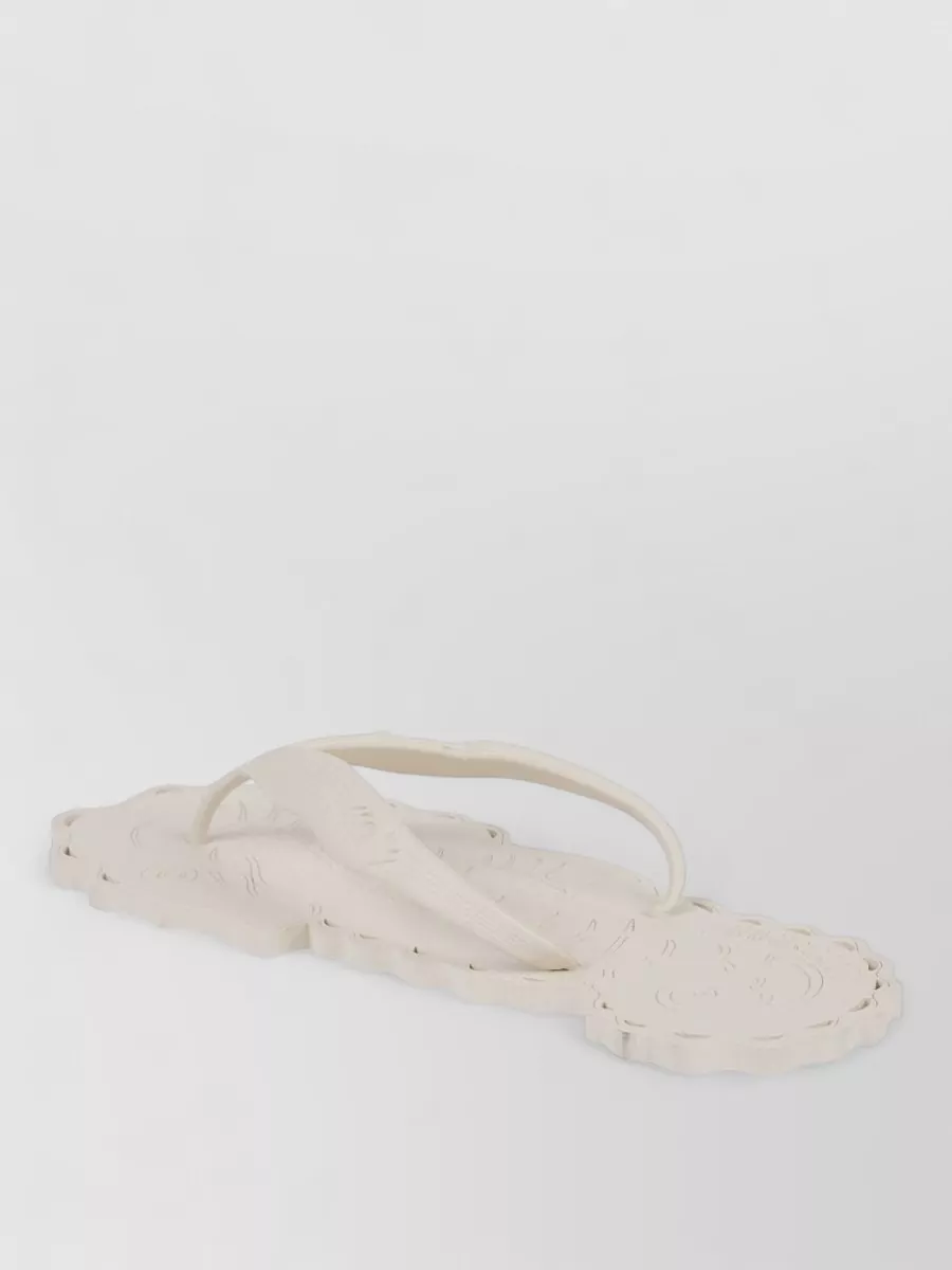 Zimmermann Scalloped Thong Sandals
