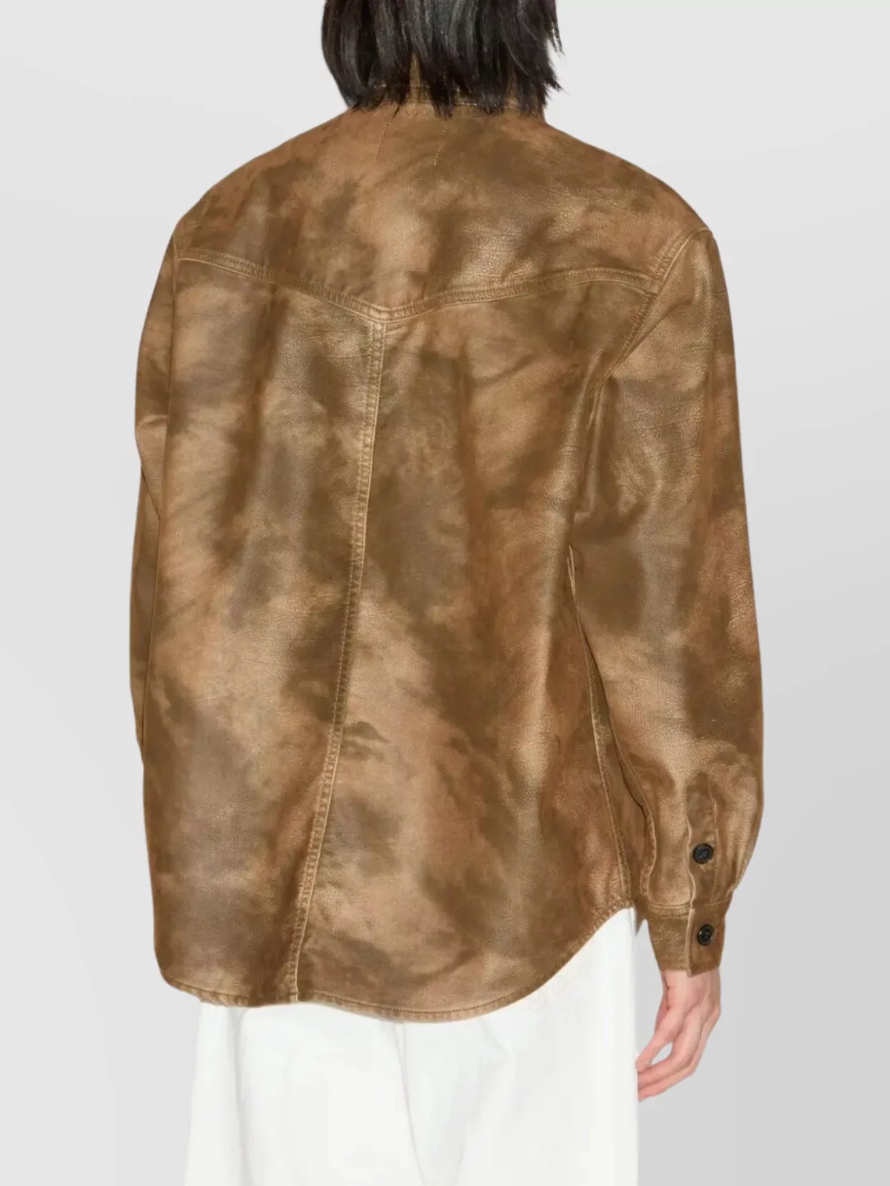 Isabel Marant Long Sleeve Shirt With Curved Hem And Pockets