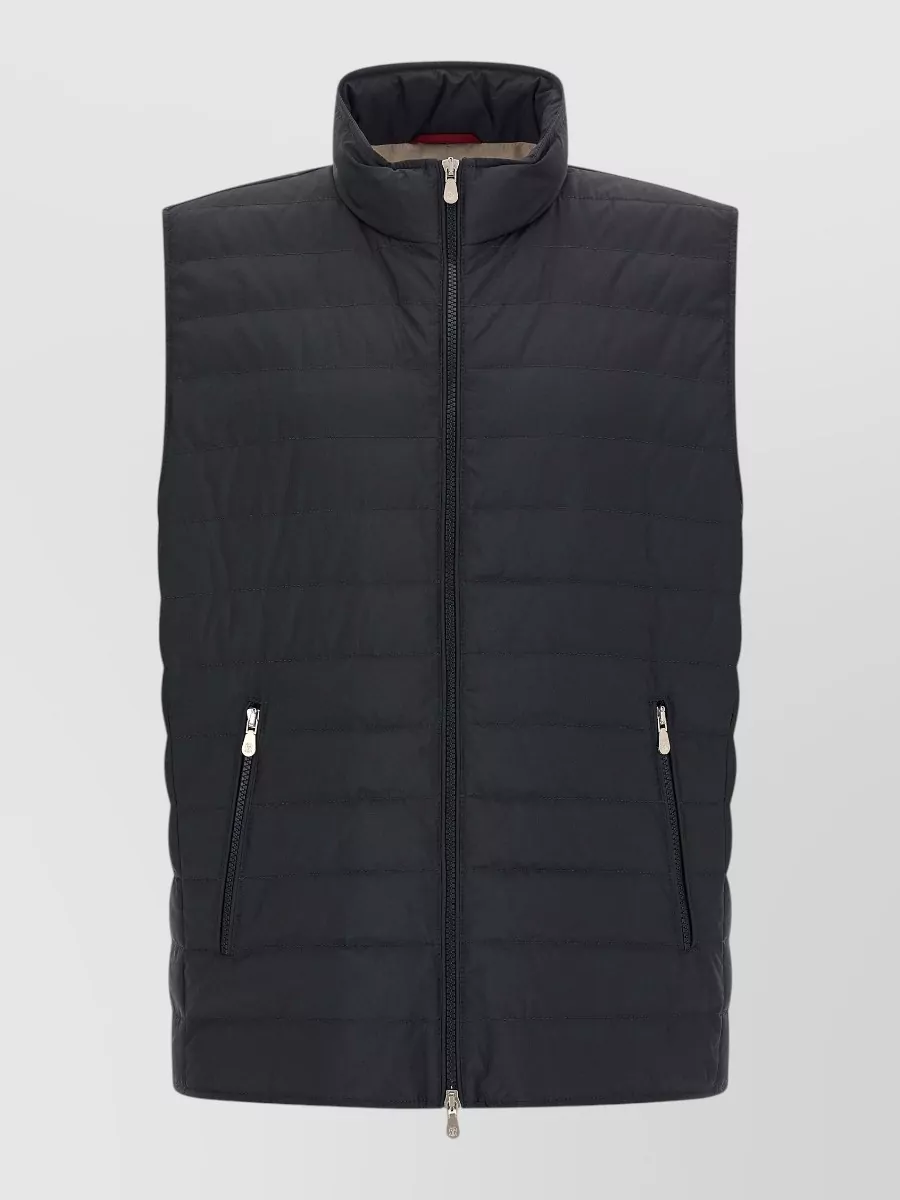 Brunello Cucinelli Quilted sleeveless padded coat