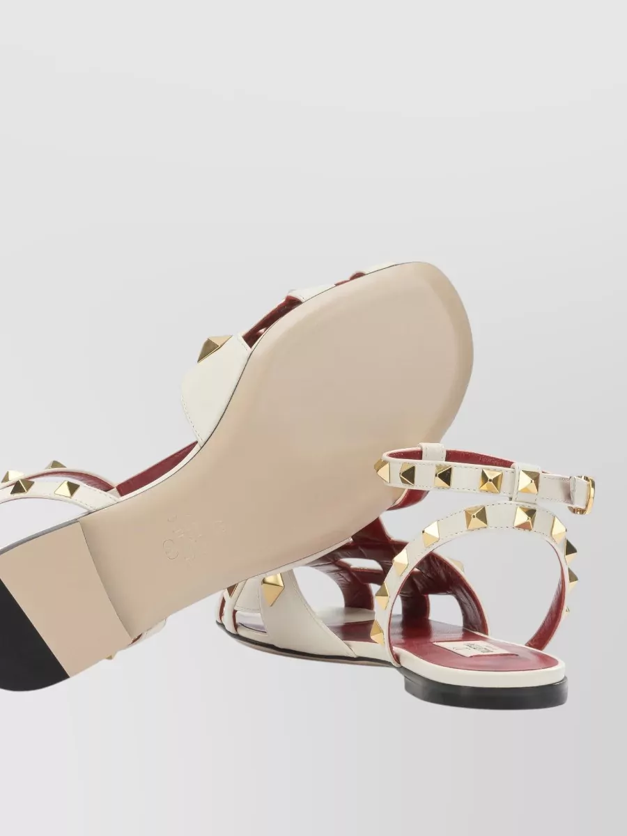Valentino Garavani Leather Studded Sandals