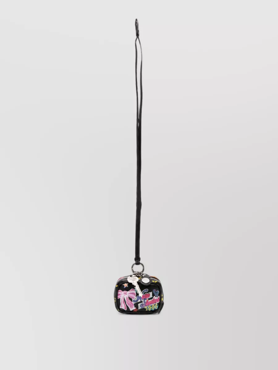 Acne Studios Leather Graphic Print Mini Bag