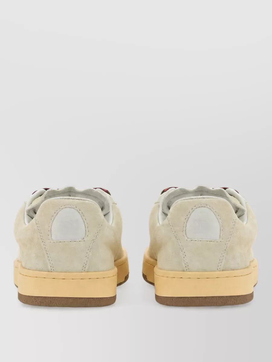 Lanvin Leather Lace-Up Sneakers