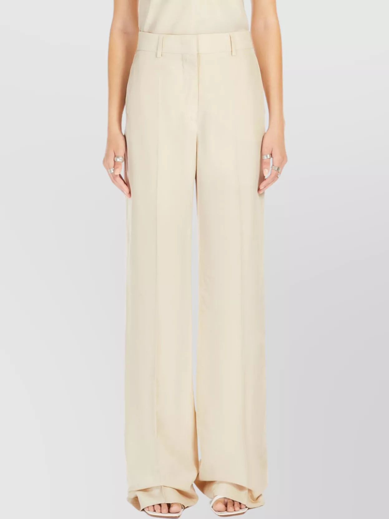 Sportmax Timeless Wide-Leg Trousers With Pockets