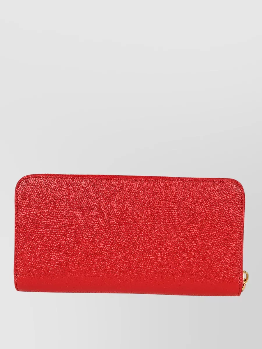 Valentino Garavani leather zip-around wallet
