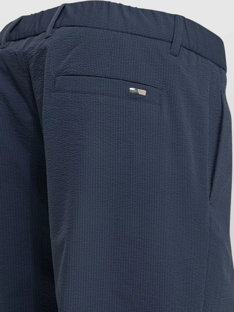 Herno Shorts Pleated Front Belt Loops Pockets