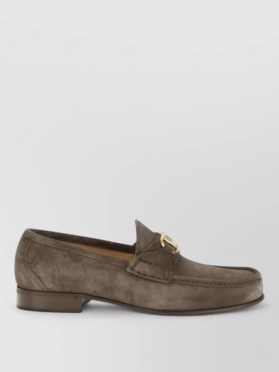 Valentino Garavani Calf Leather Slip-On Loafers
