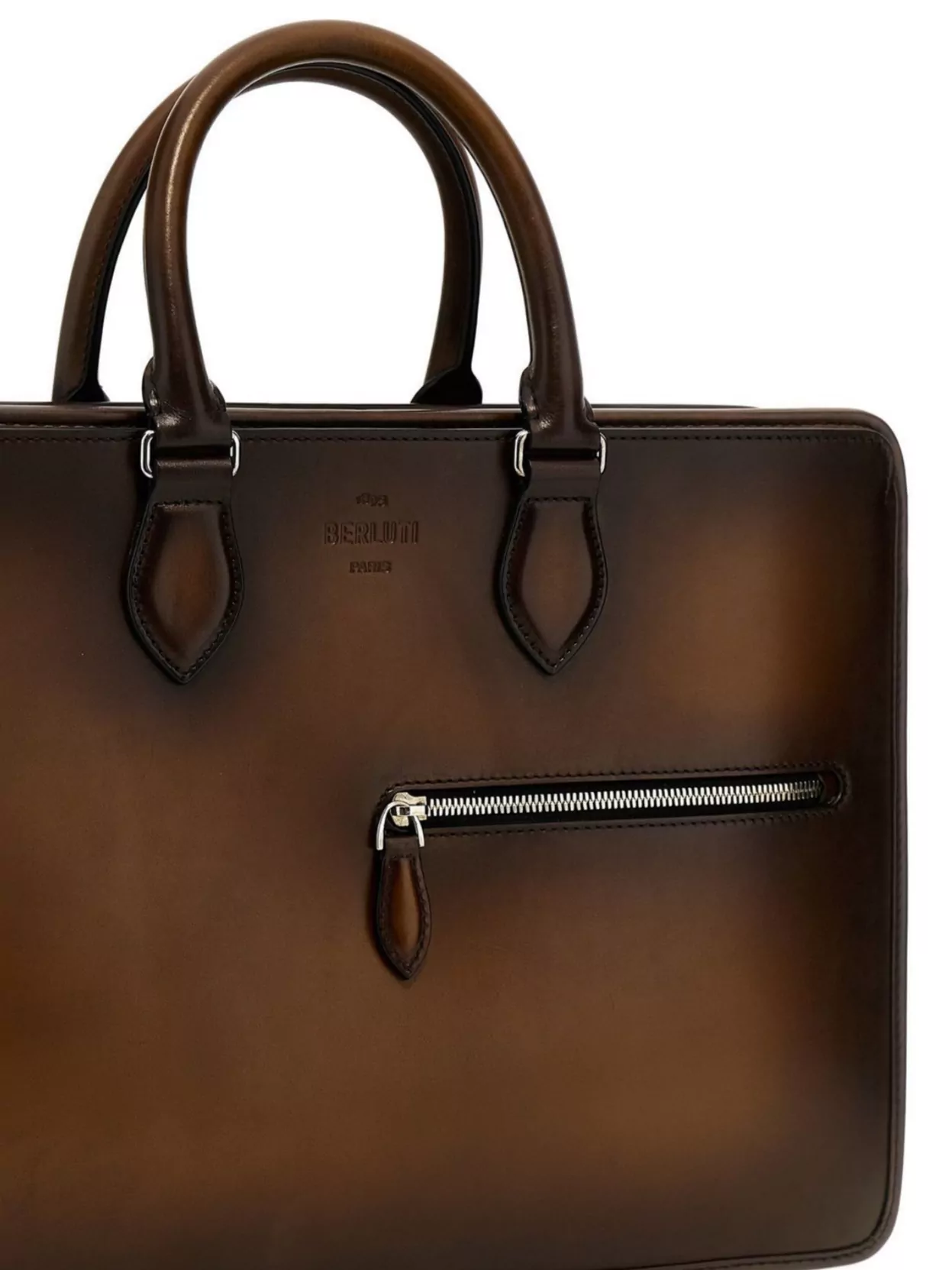 Berluti Briefcase Bag Featuring Adjustable Strap