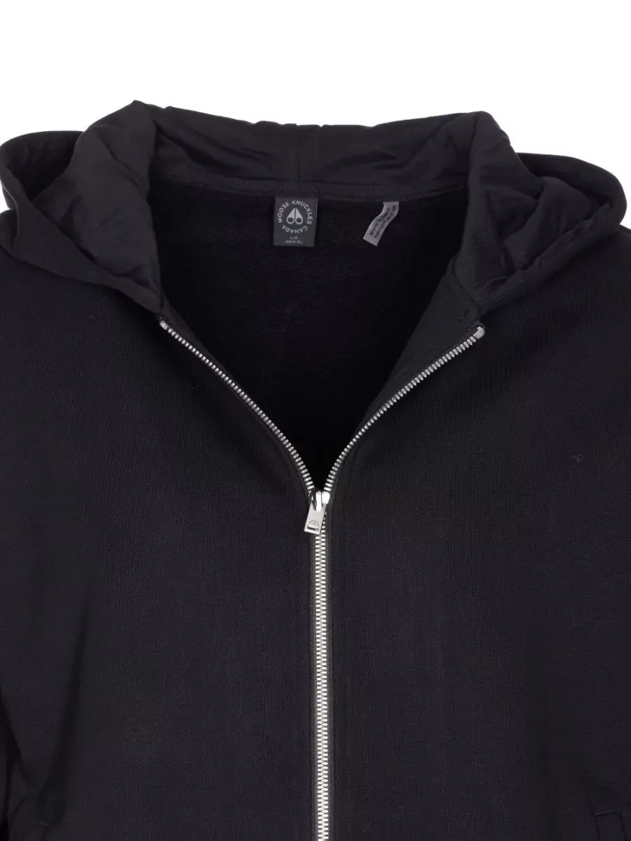 Moose Knuckles Cotton Zip-Up Hoodie