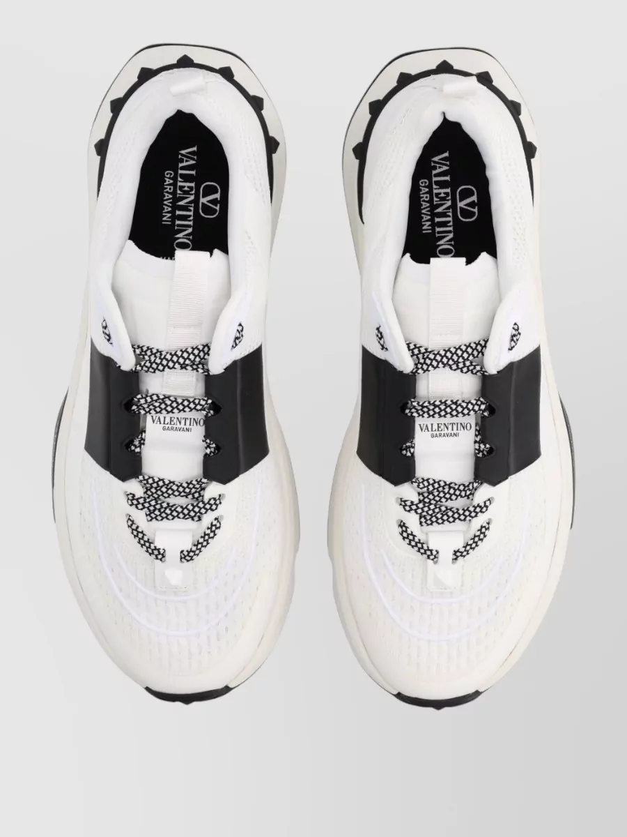 Valentino Garavani True Act Sneaker Chunky Sole Mesh Panels