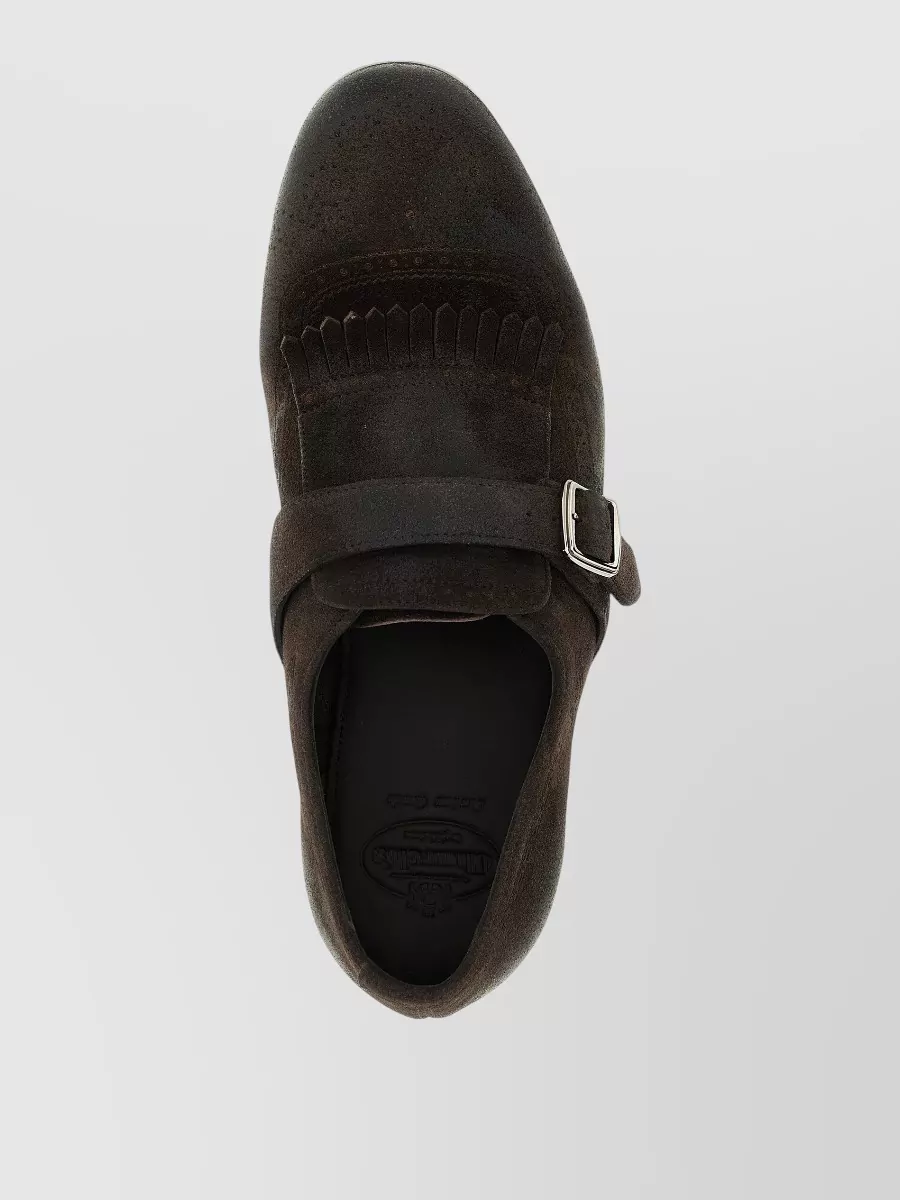 Church's Shanghai Suede Loafers Buckle And Fringe