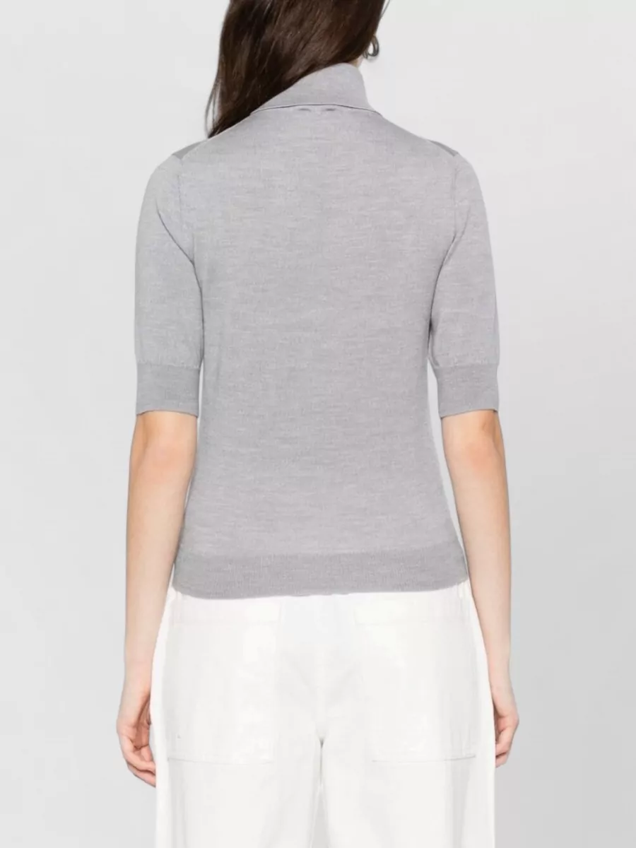 Herskind Perry Wool Sweater Collared Short Sleeves