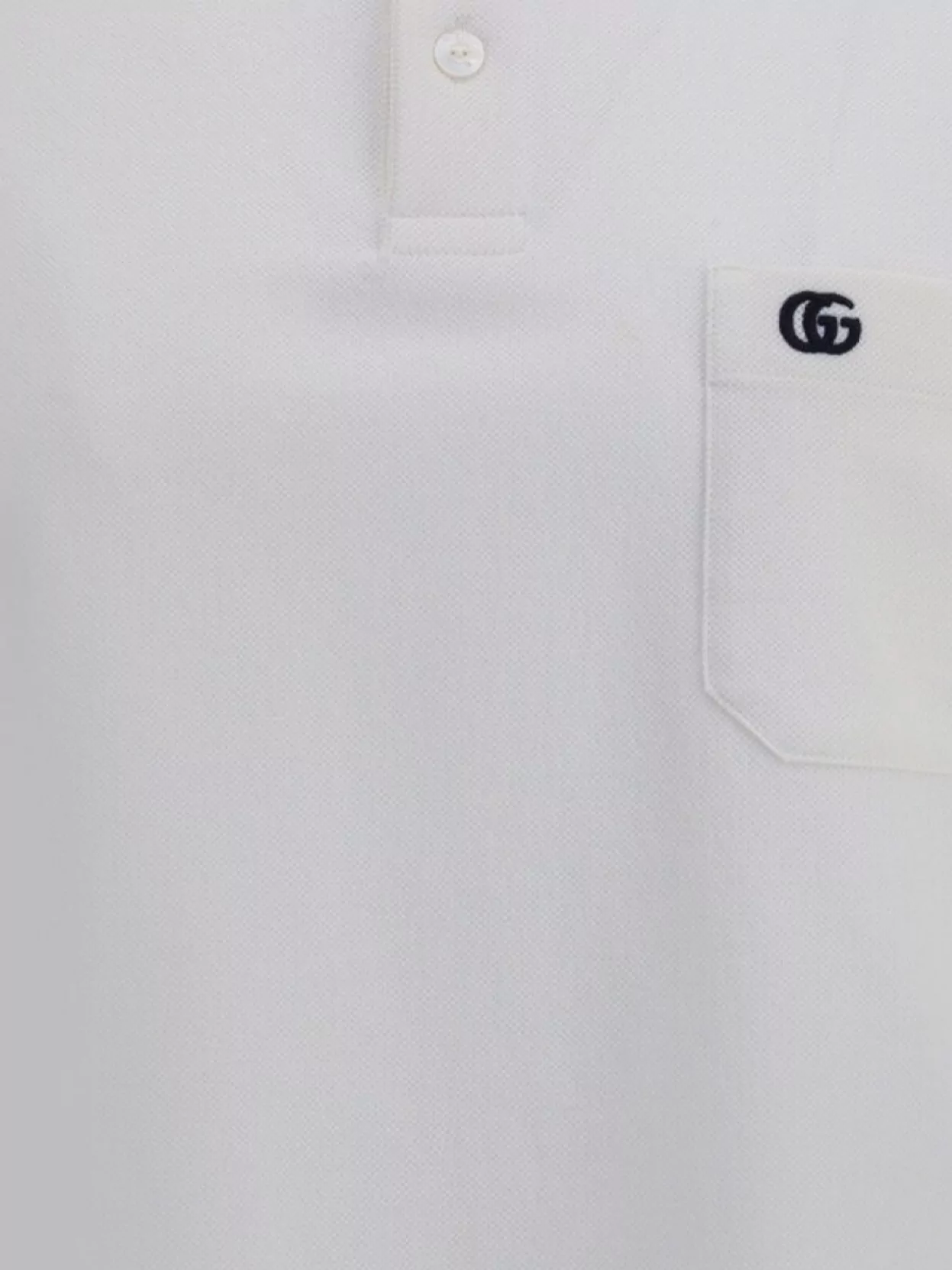 Gucci Logoed Cotton Polo Shirt With Welt Pocket