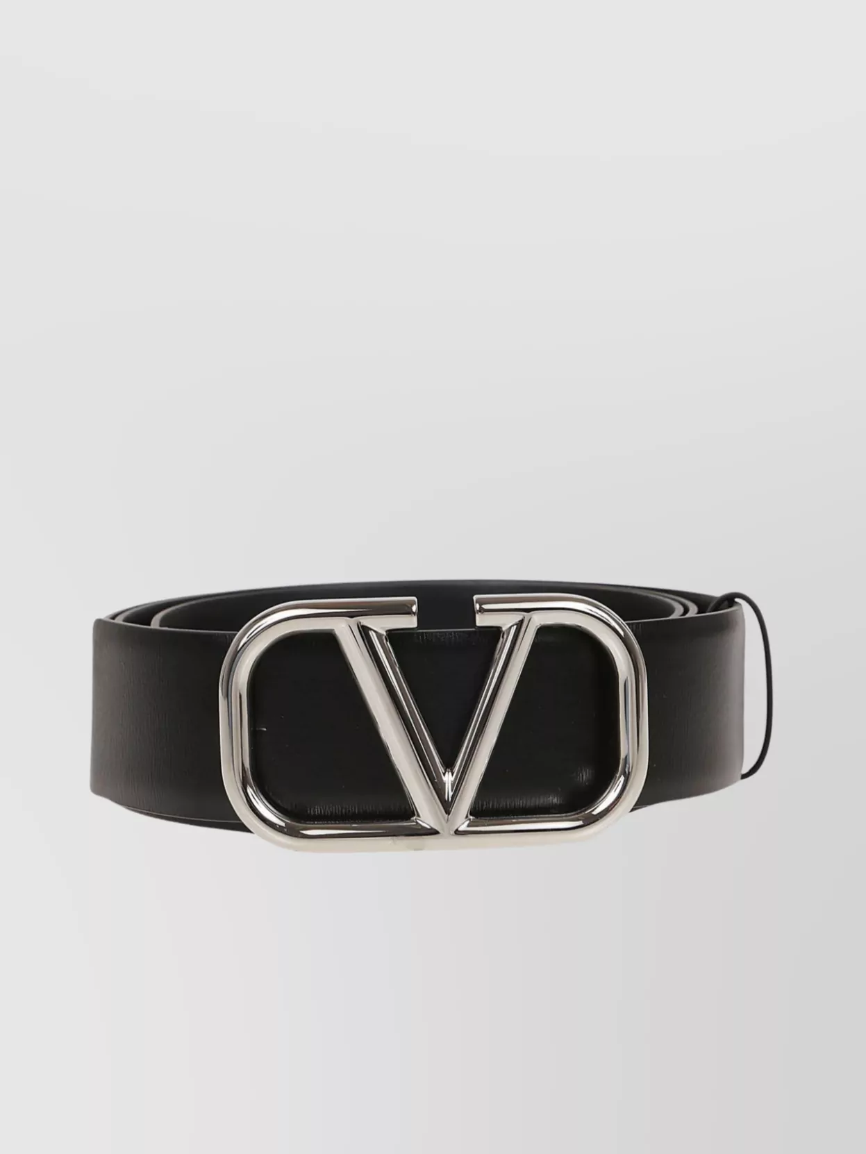Shop Valentino Signature Versatile Adjustable Leather Belt In Black