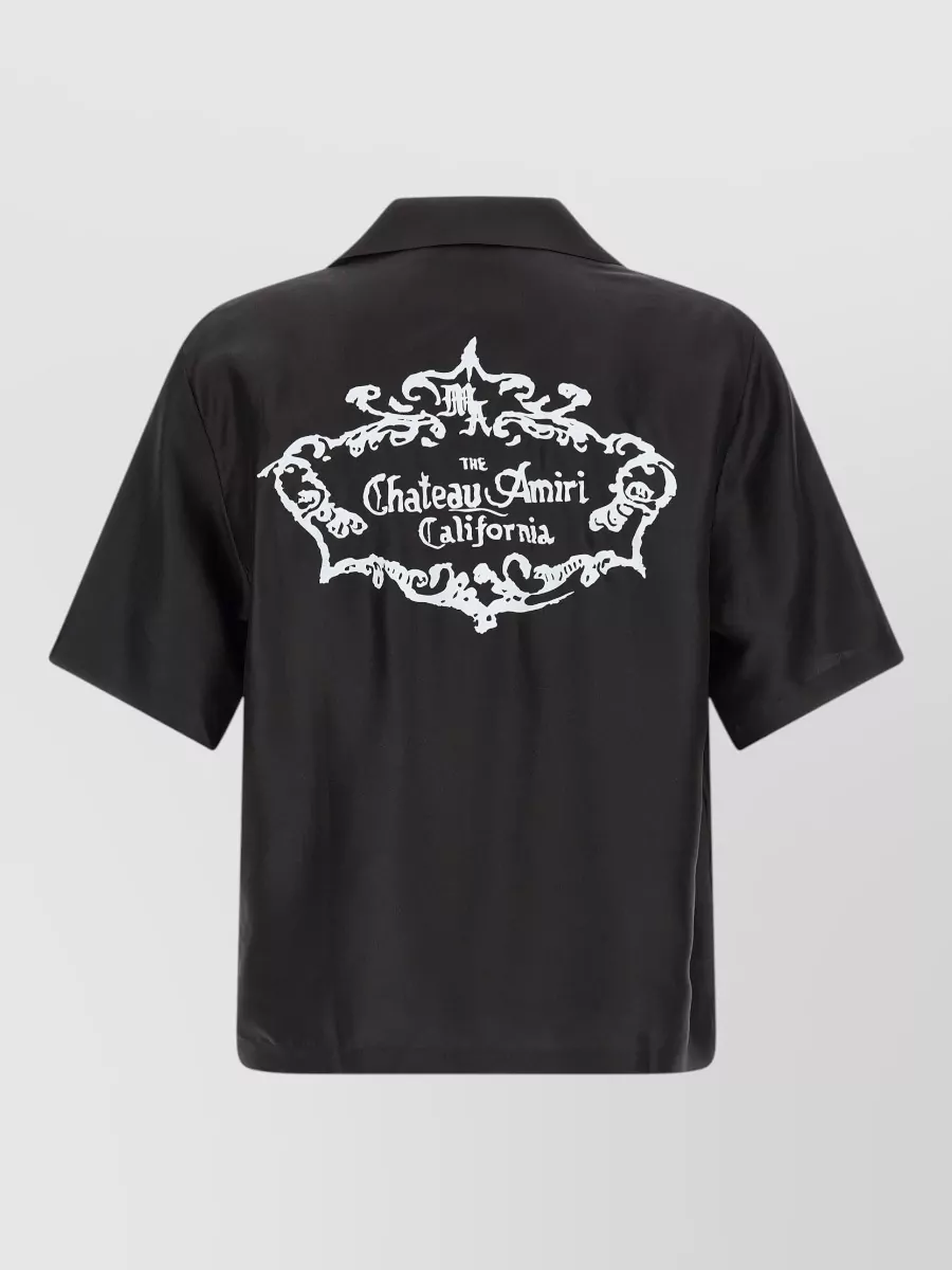 Amiri Silk Printed Short-Sleeve Camp Shirt