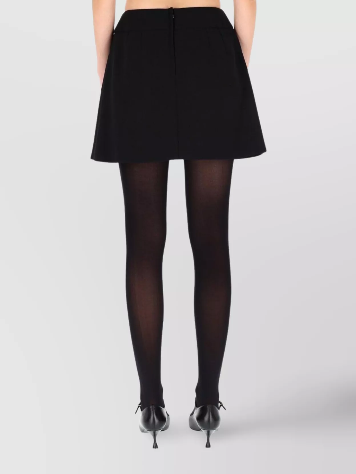 Dolce&Gabbana A-Line Skirt With Satin Trim And Pockets