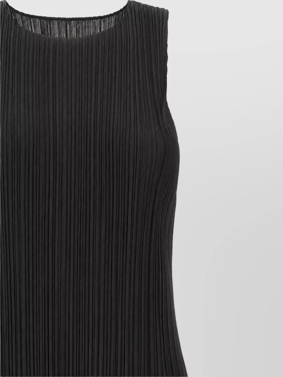 Pleats Please Issey Miyake Basics Pleated Midi Dress