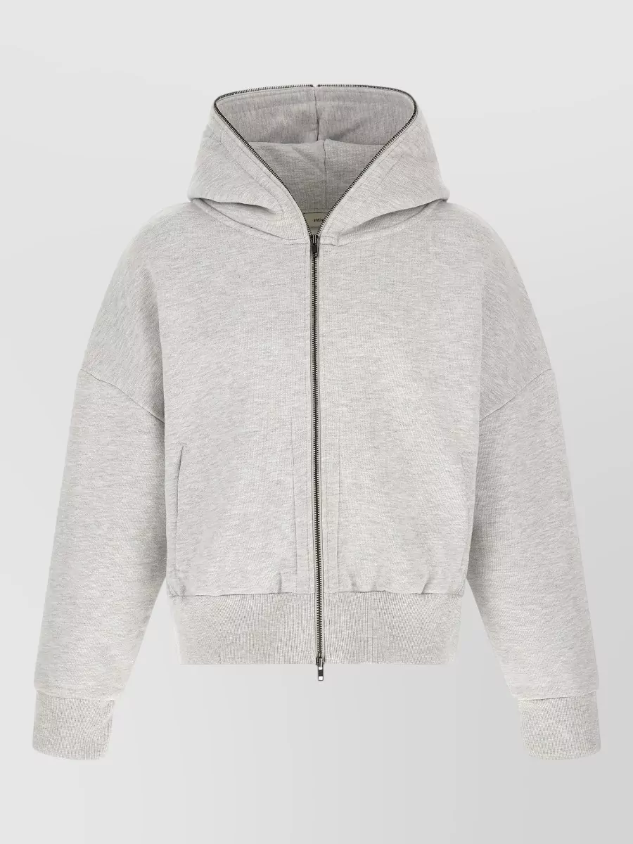 Entire Studios cotton oversized zip hooded jacket