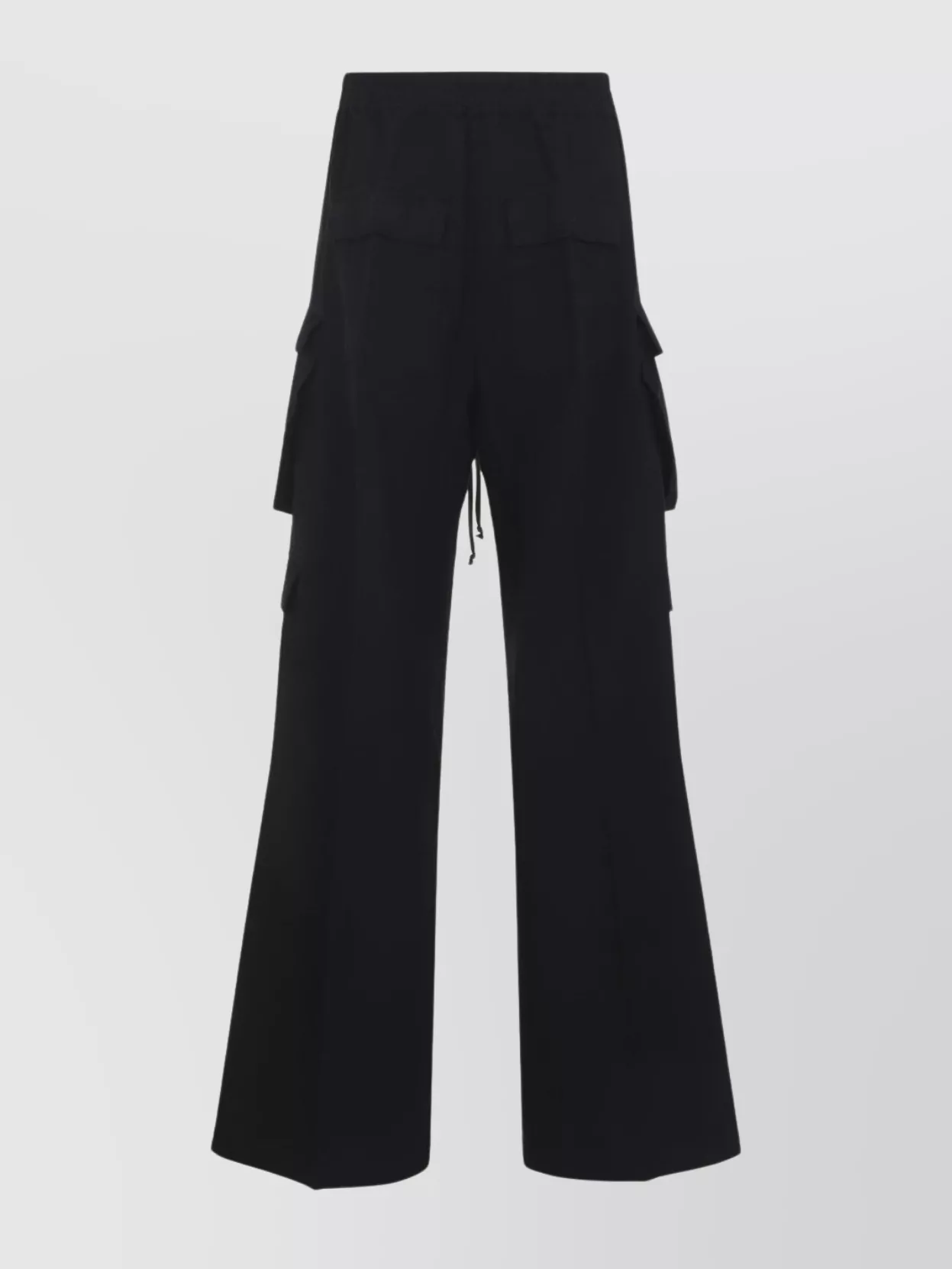 Rick Owens Drkshdw Wide Leg Cargo Trousers Drawstring Waist