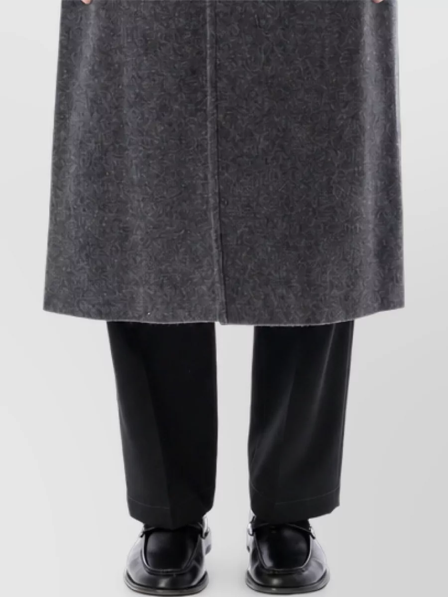 Ami Paris Virgin wool single breasted coat