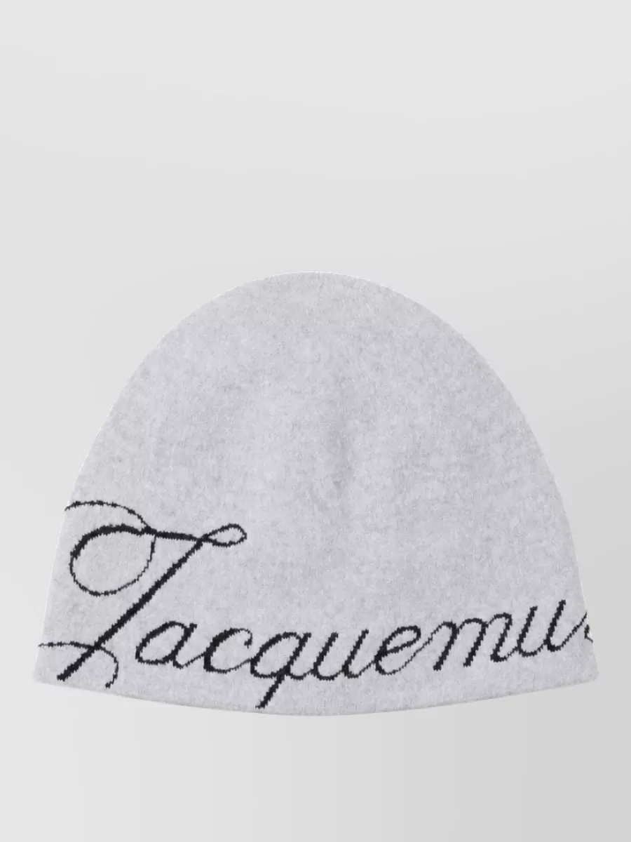 Jacquemus cashmere-wool logo beanie