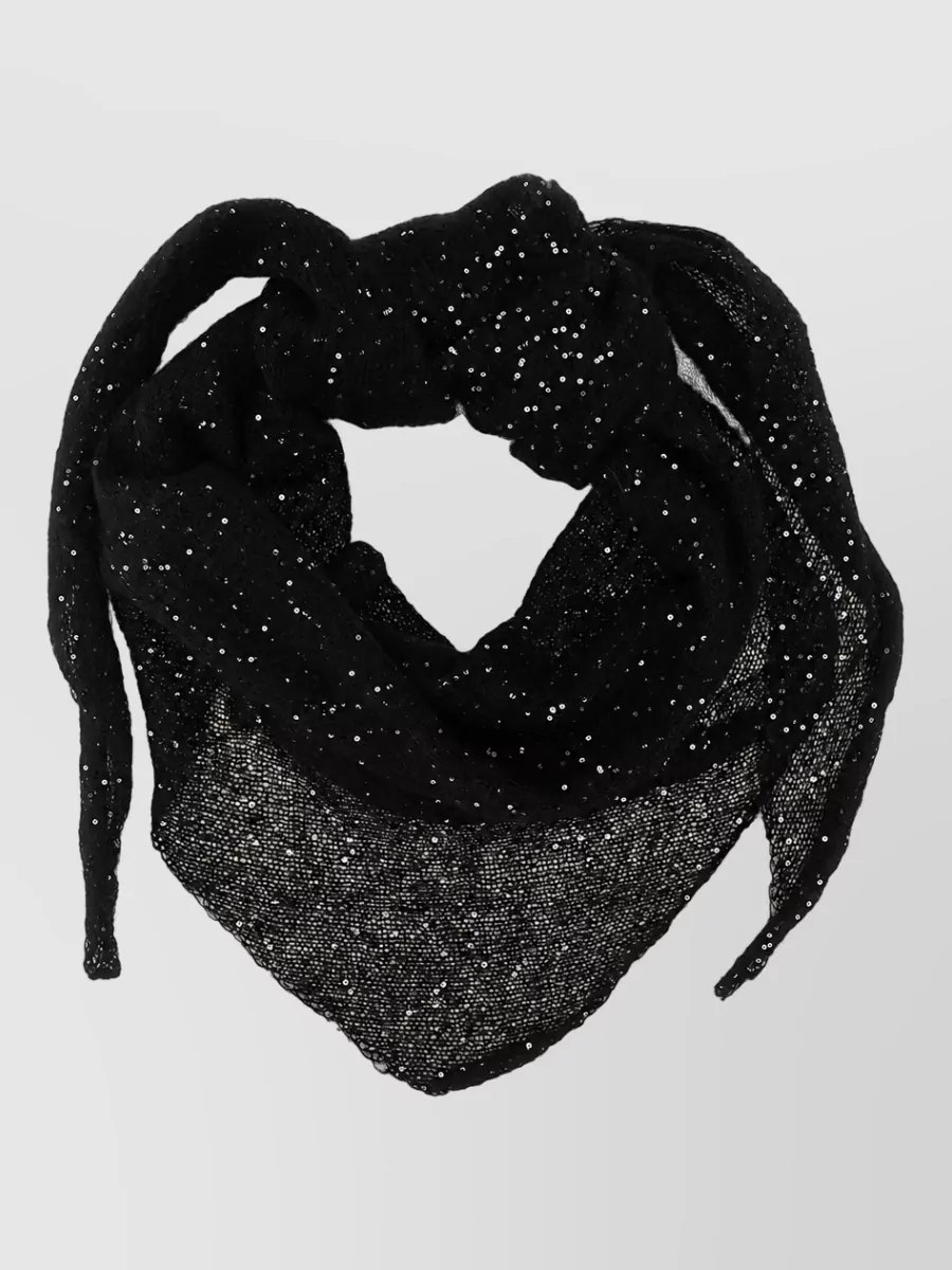 Nude Sequin Scarf