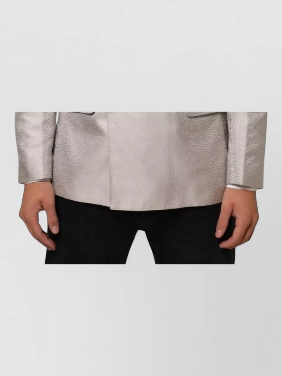 Dolce&Gabbana silk martini double-breasted blazer