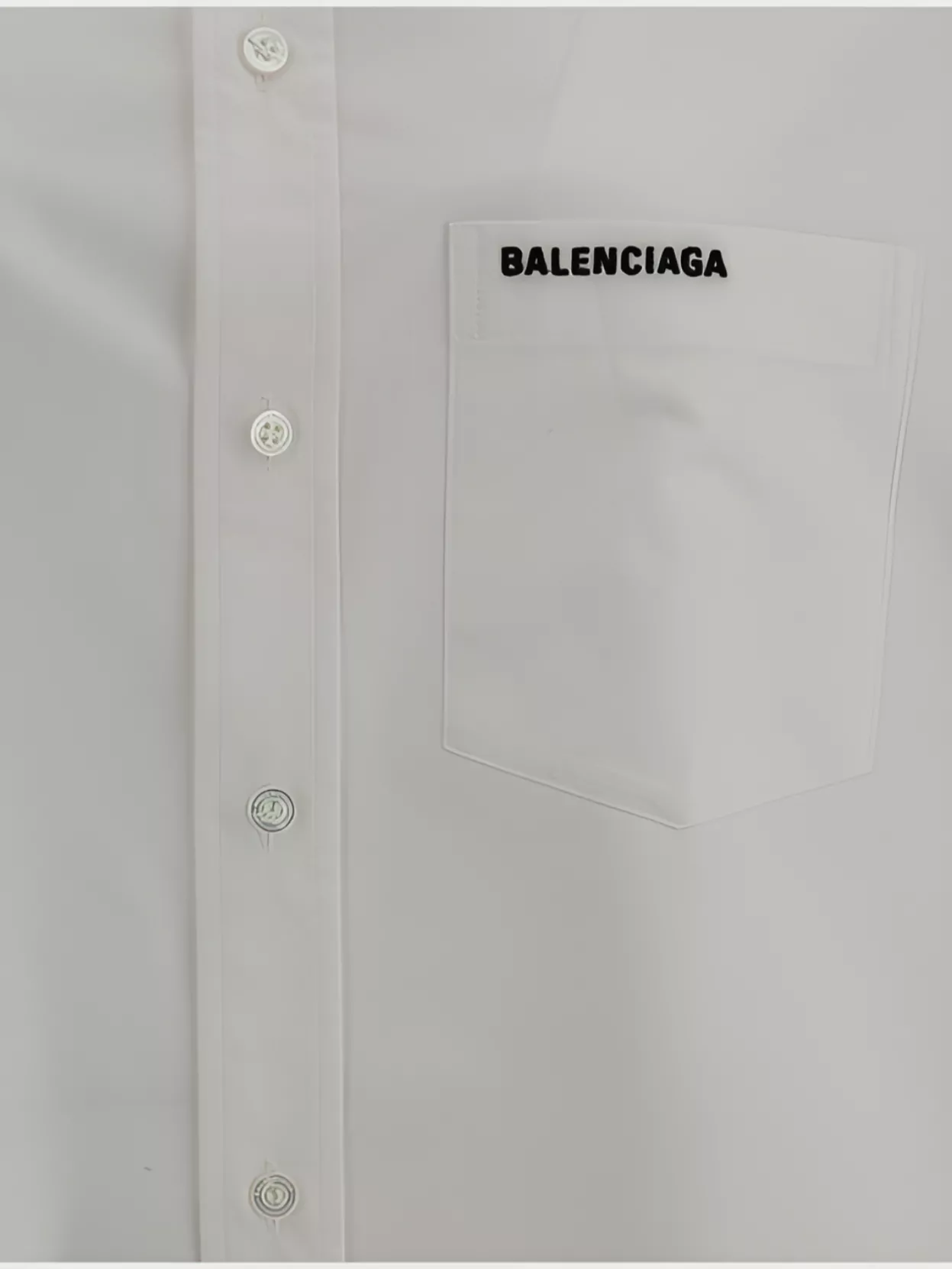 Balenciaga Cotton Shirt With Pockets And Collar