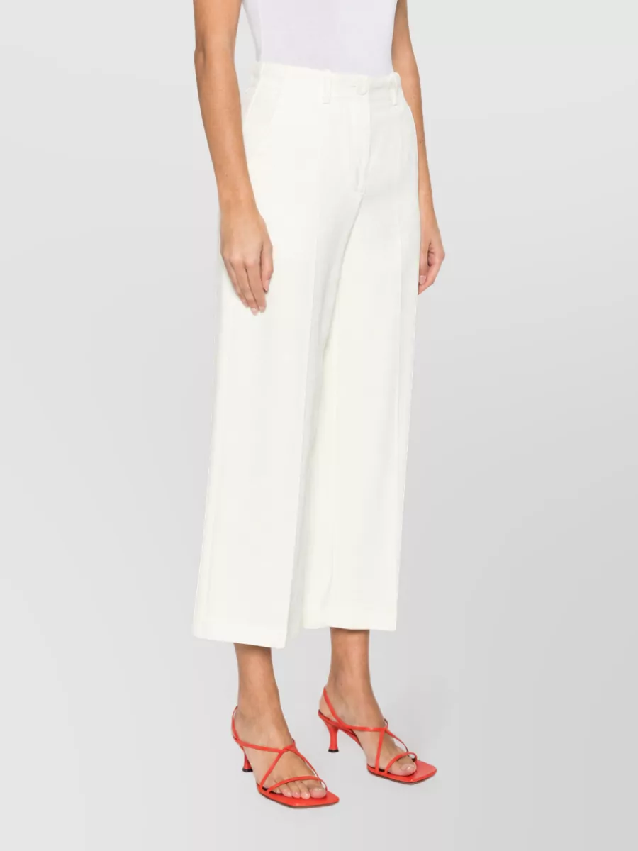 Erika Cavallini Cady Cropped Wide-Leg Trousers