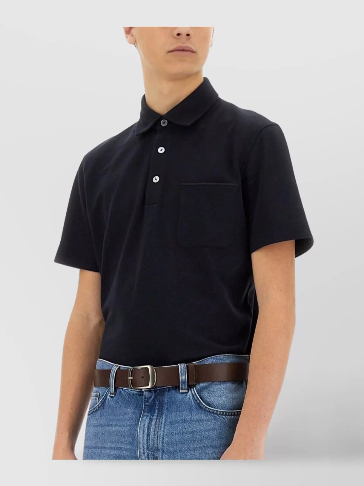 Zegna Polo Shirt With Chest Pocket Detail
