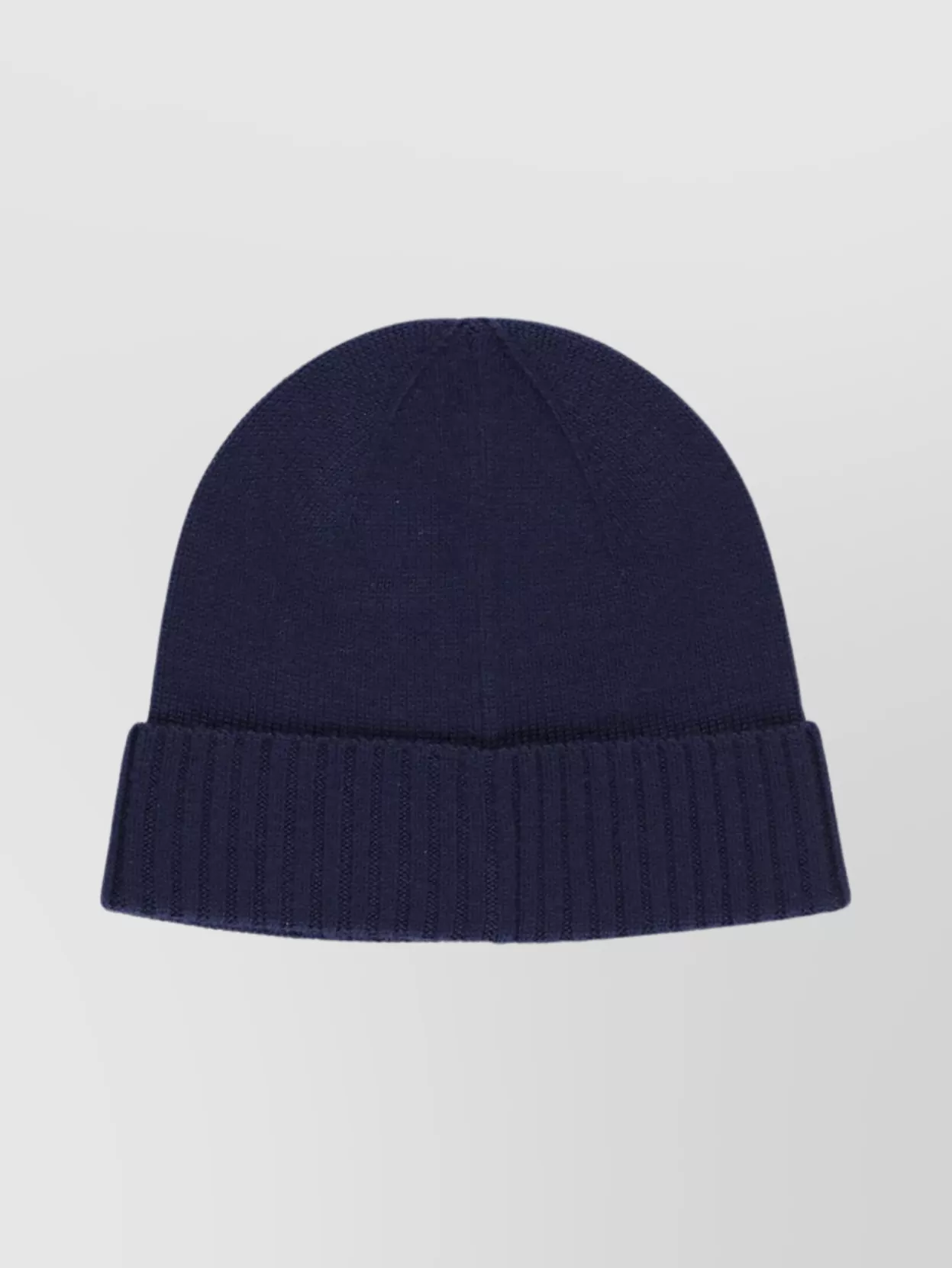 Ralph Lauren Men's Wool Beanie Featuring Folded Cuff