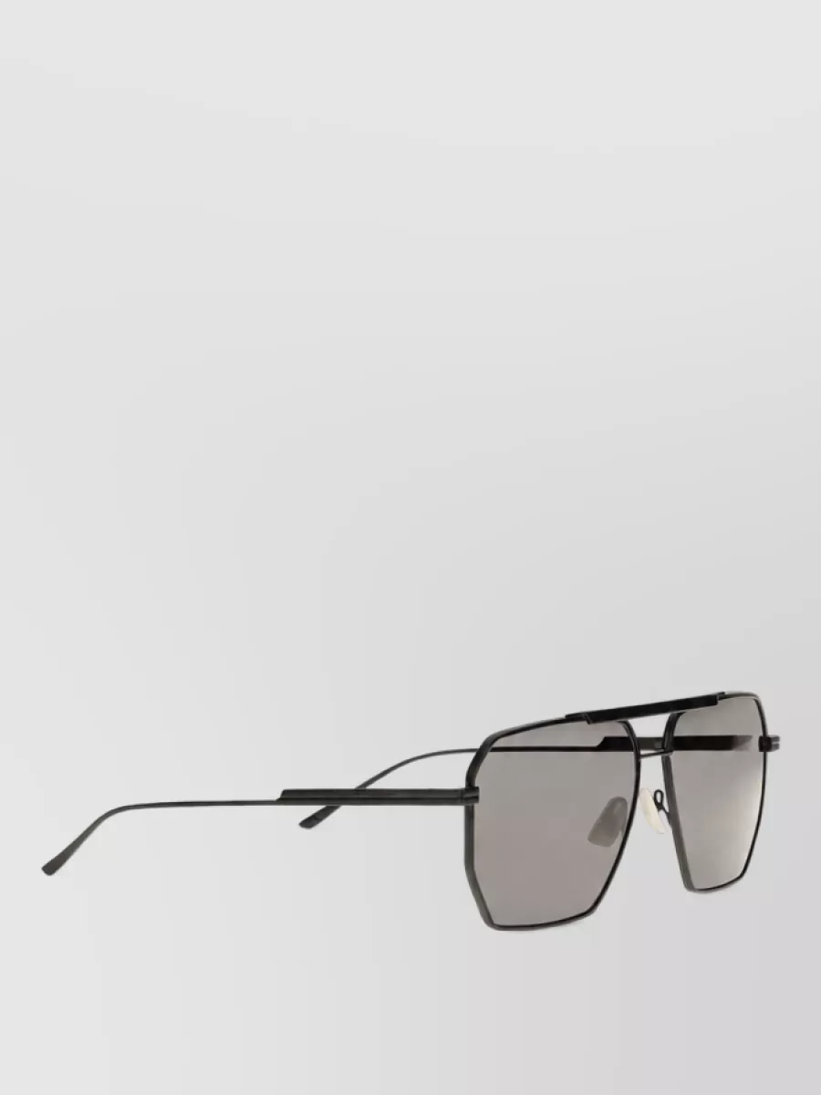 Bottega Veneta Metal Square Sunglasses