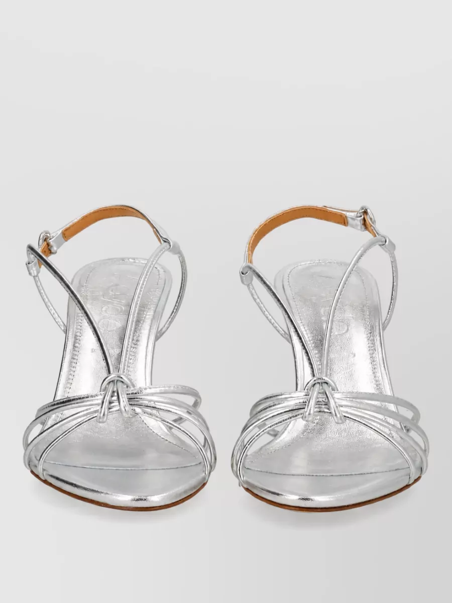 Aeyde laminated nappa leather sandals
