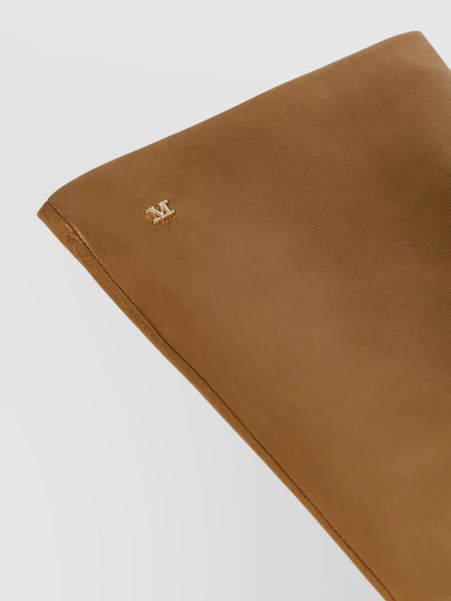 Max Mara Leather Long Gloves