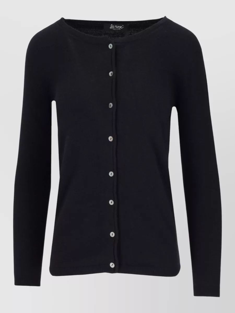 La Rose cashmere long cardigan