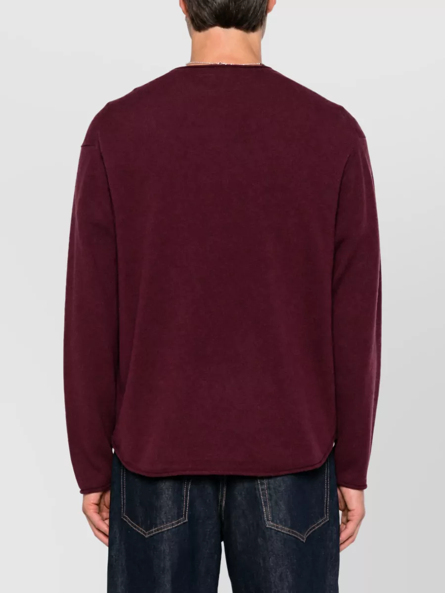 Guest In Residence Cashmere Ribbed Crewneck Sweatshirt