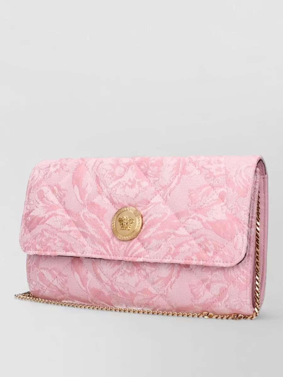 Versace La Medusa Fabric Clutch Bag