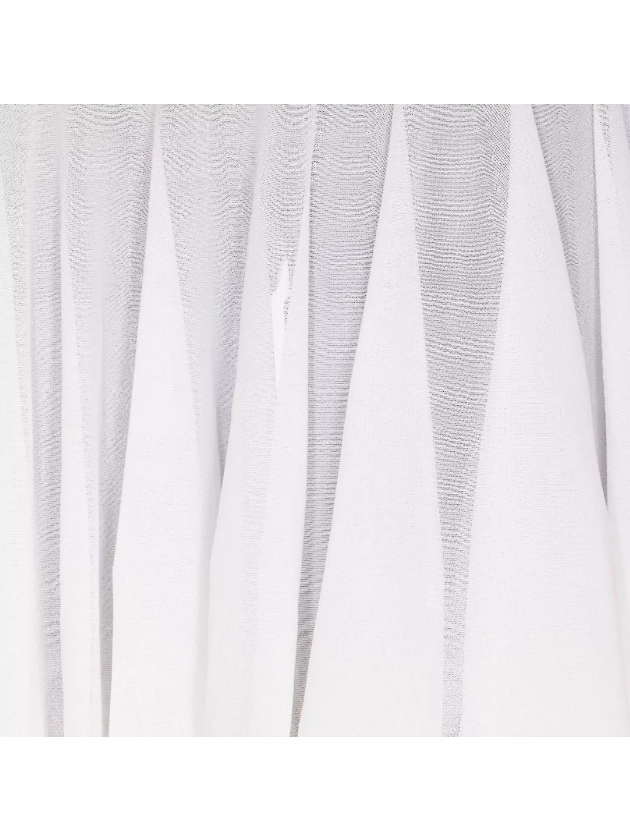 Shop Alaïa Skater Skirt Transparent Effect In White