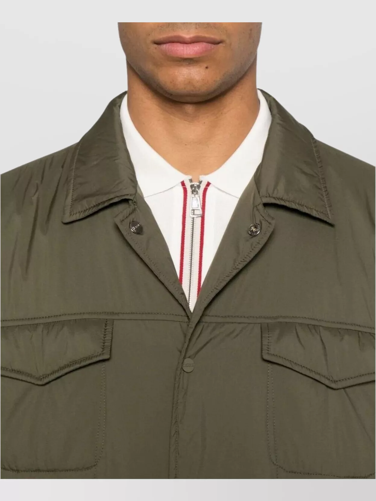 Herno Waterproof Lightweight Jacket Collared Design