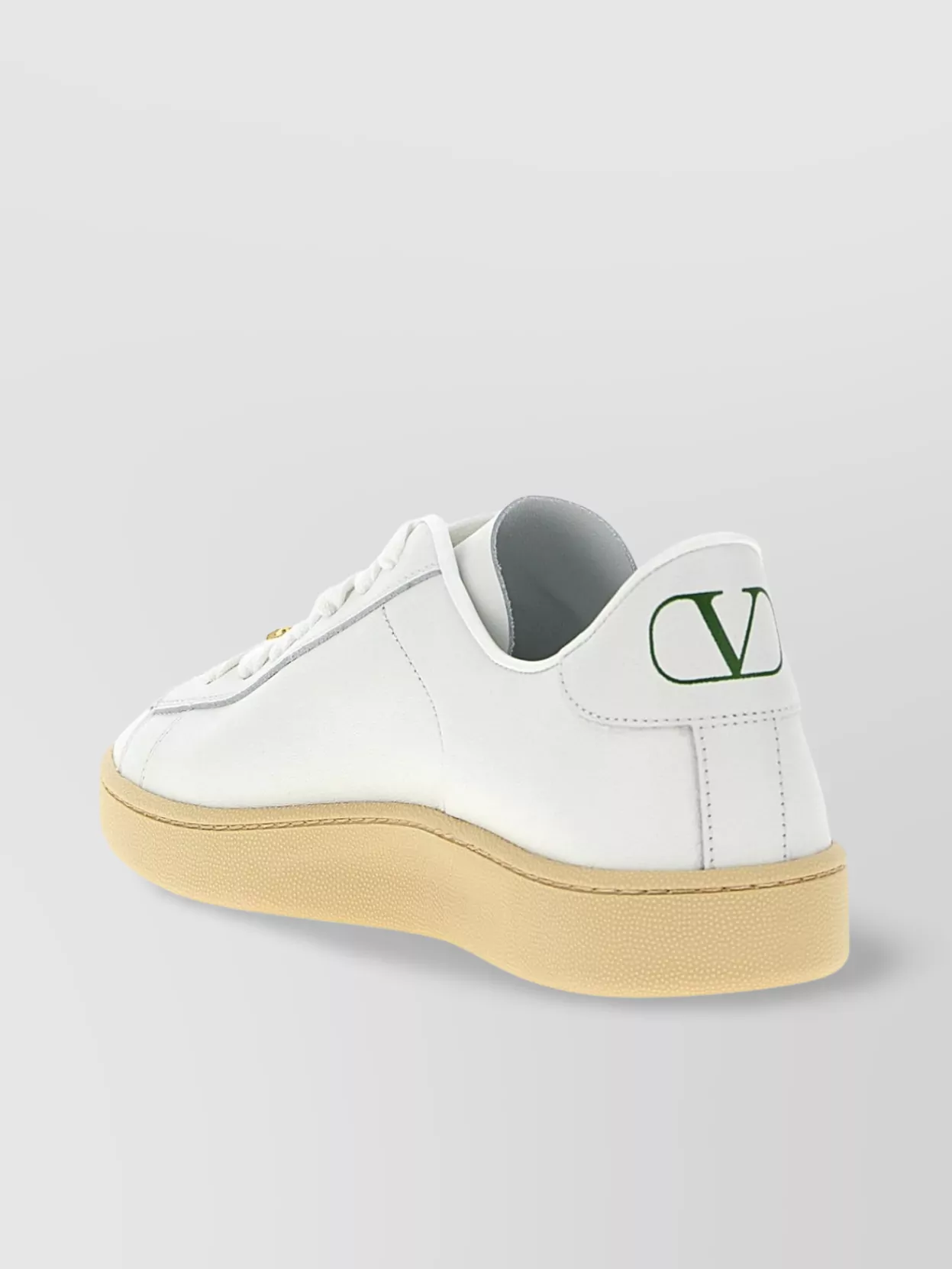 Valentino White Leather Vlogo Signature Sneakers