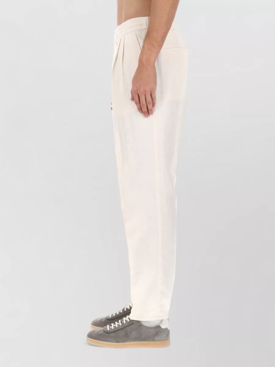 Brunello Cucinelli Linen Swimming Trunks