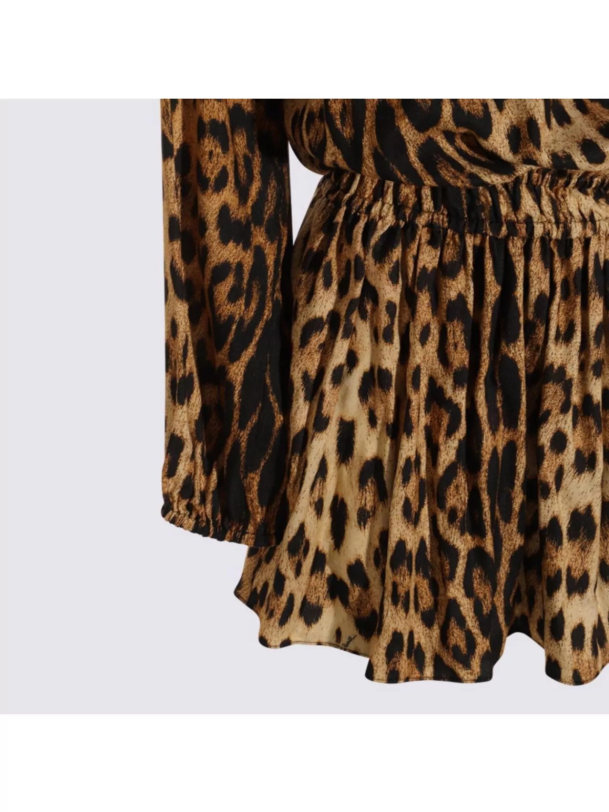 Roberto Cavalli Knee Length Dress Leopard Print In Animal Print