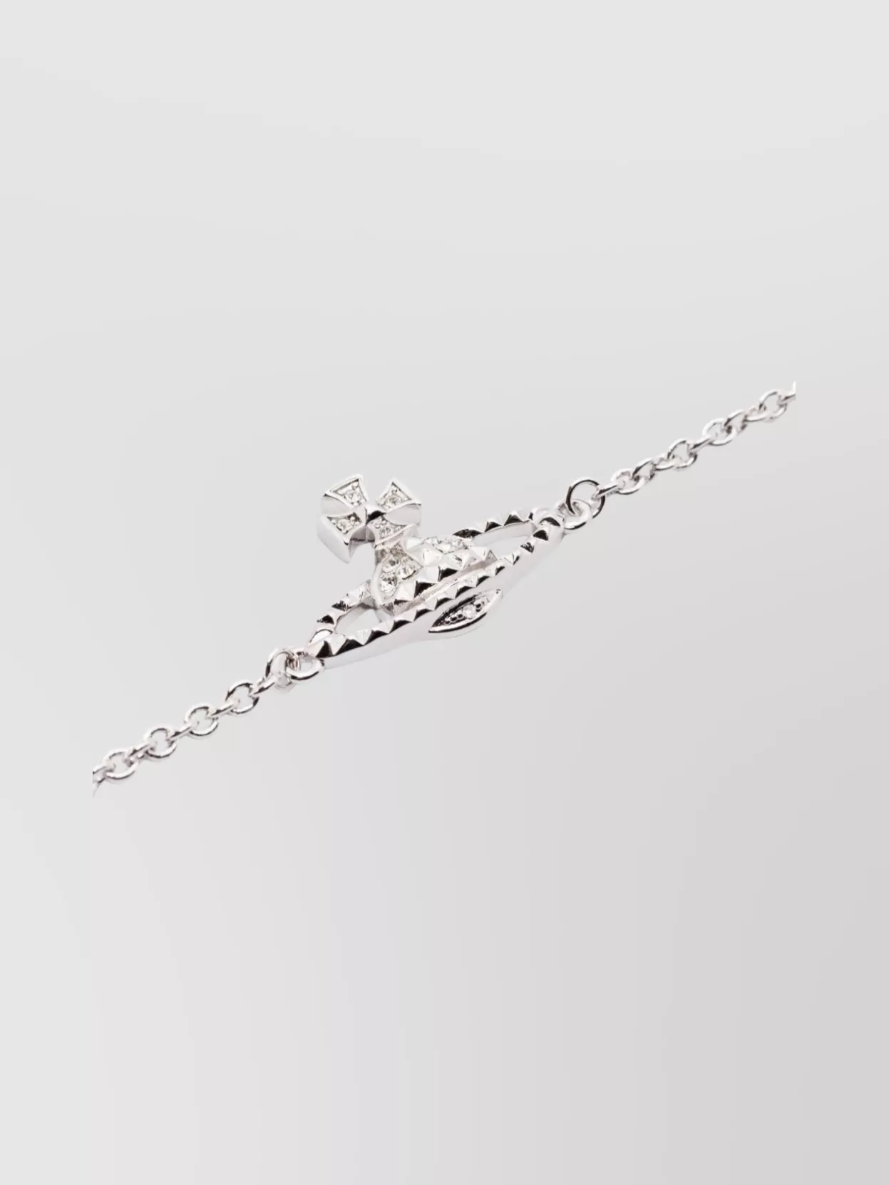 Vivienne Westwood Adjustable Spike Chain Link Embellished Bracelets